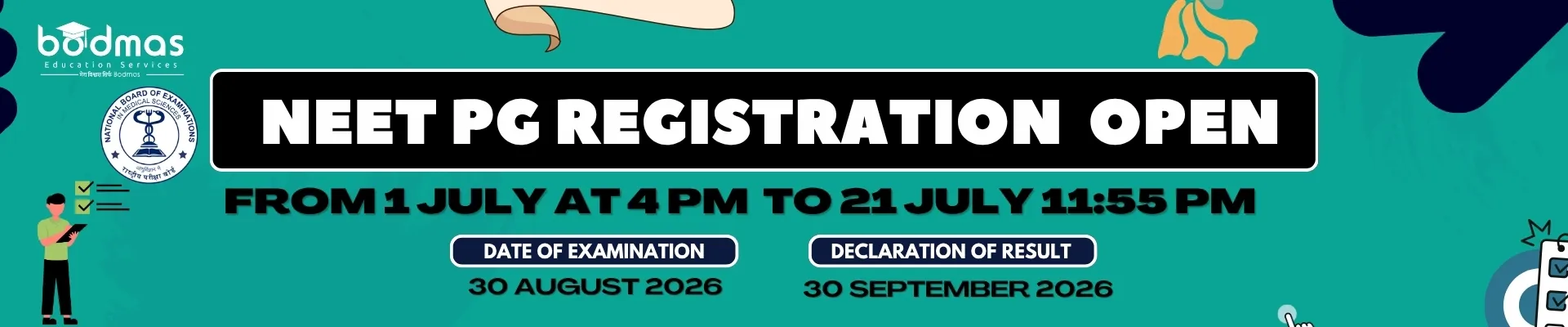 neet pg Registration open
