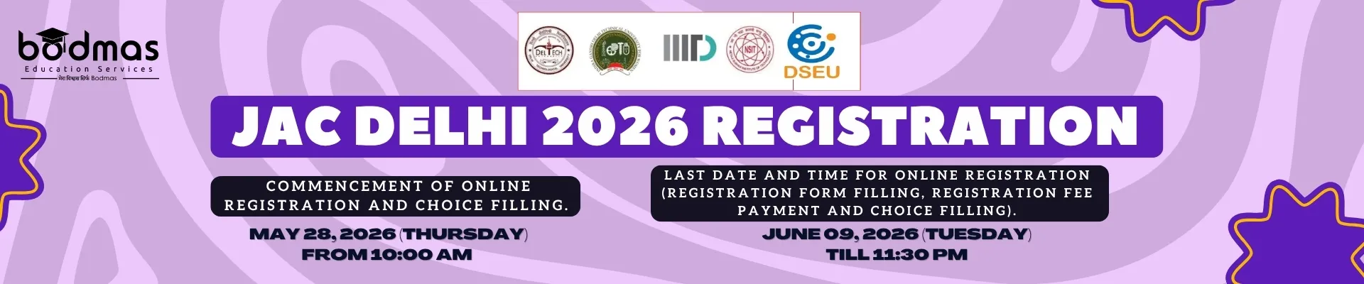Jac Delhi 2026