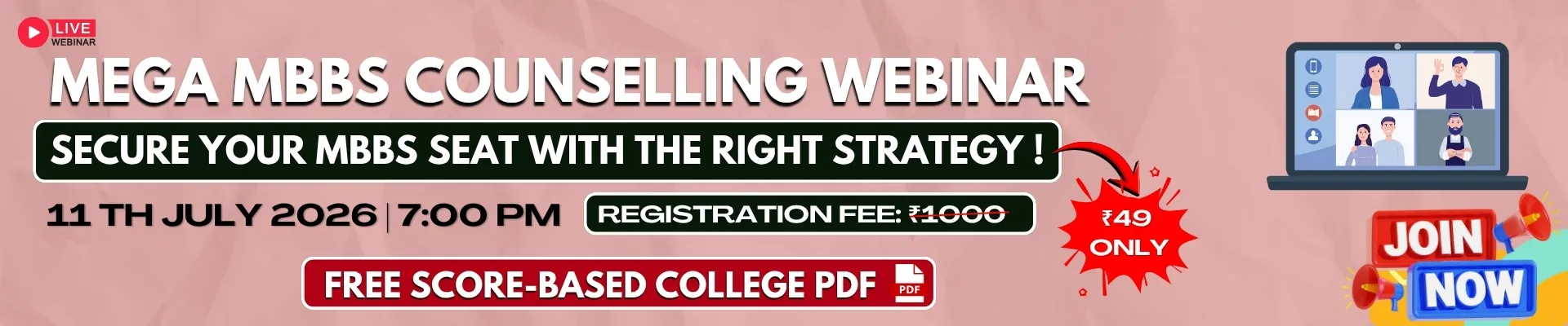 Mega MBBS Counselling Webinar