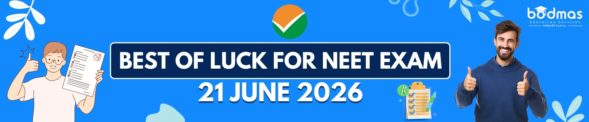 Best of Luck for Re-NEET