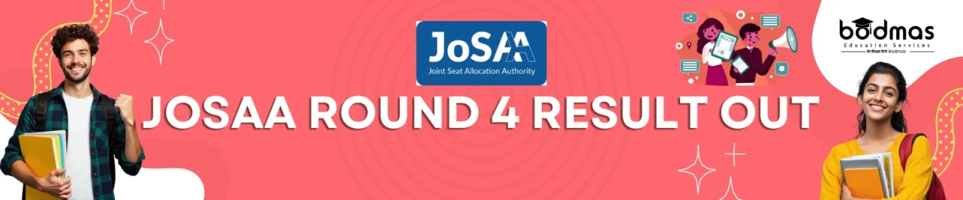 JoSAA Round 4 Seat Allotment Result Released