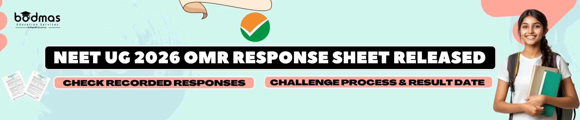 NEET UG 2026 OMR Response Sheet Released