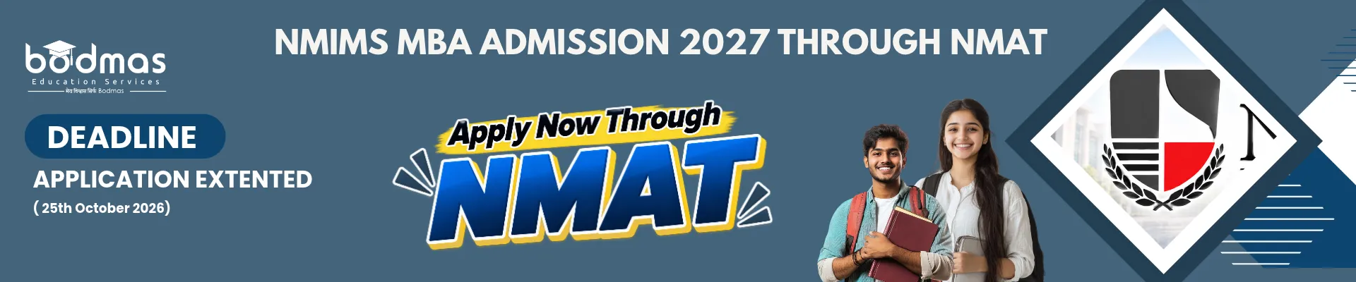 NMIMS MBA Admission 2027 Through NMAT