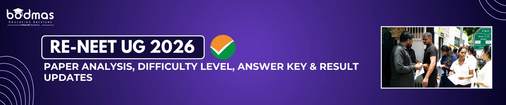 RE-NEET UG 2026 Exam Conducted