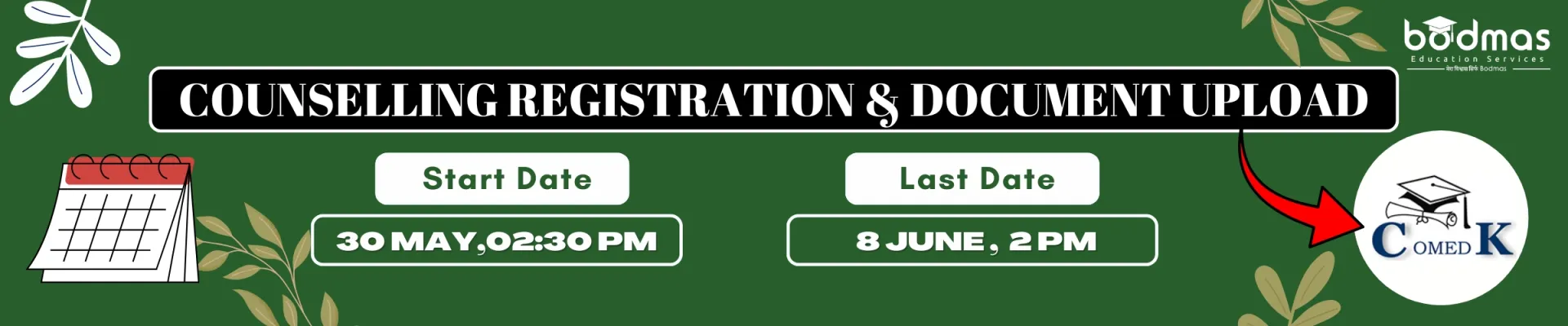 COMEDK Counselling & Registration