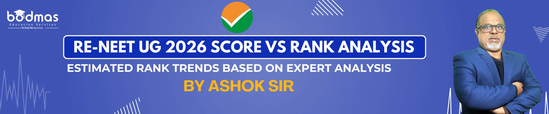 RE-NEET UG 2026 Score vs Rank