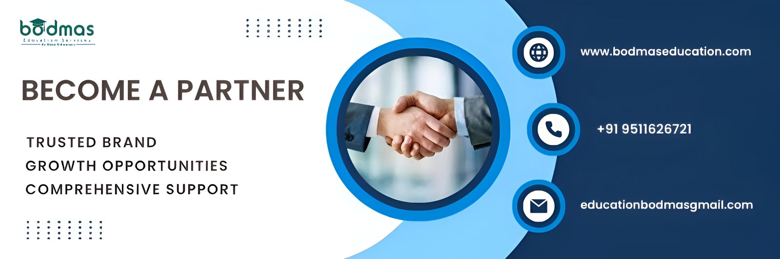 Become a Partner with Bodmas Education