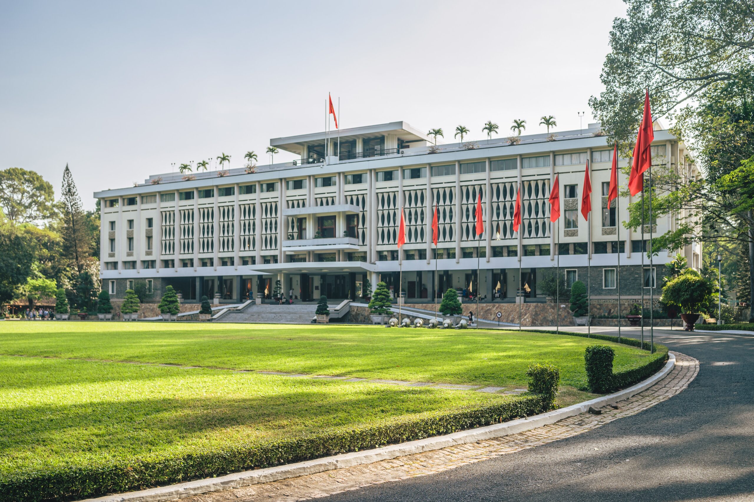 The architecture of Independence Palace, Ho Chi Minh City