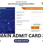 JEE Main 2023 Admit Card: JEE Main Session-2 exam admit card released