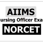 Nursing Officer Recruitment Common Eligibility Test (NORCET 2023).