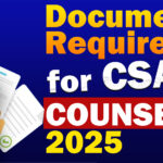 Documents Required for CSAB Counselling 2025