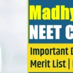 MP DME has released timetable for a special round of vacancies for NEET MDS Counselling 2024